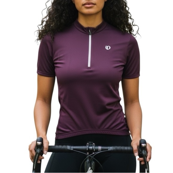 PEARL IZUMI Cycling Shirt Burgundy/Eggplant - Picture 1 of 13